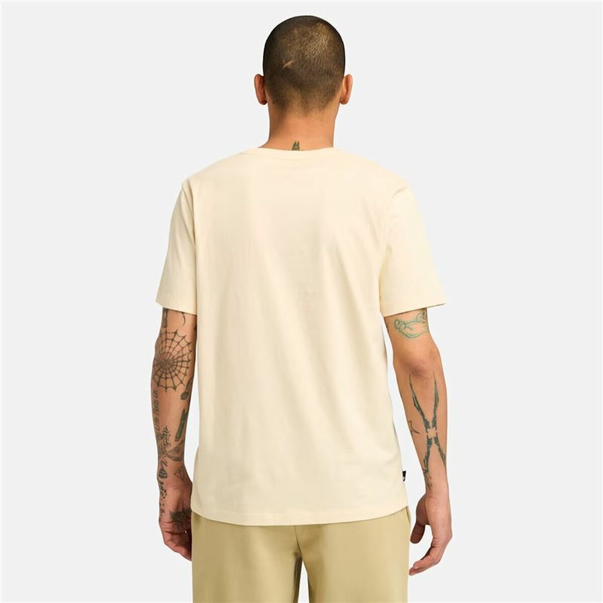 T-shirt med kortärm Herr Timberland Kennebec River Linear Logo - 3