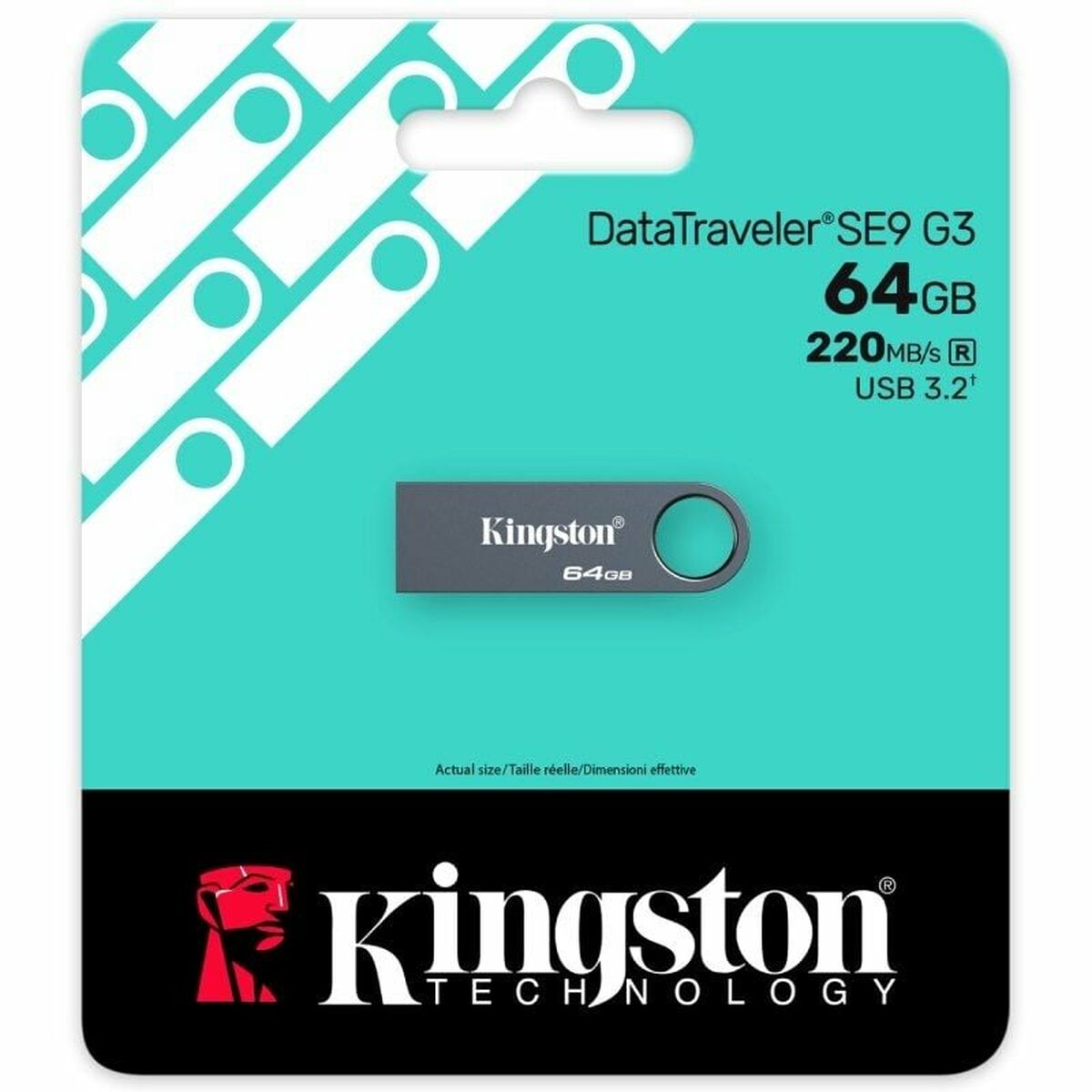 USB-minne Kingston DataTraveler SE9 G3 USB 3.2 64 GB Svart - 2