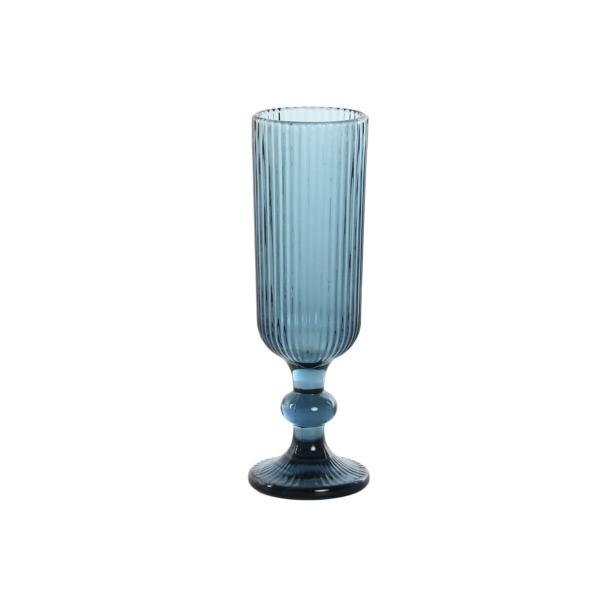 Glasset DKD Home Decor Blå Glas 150 ml - 3