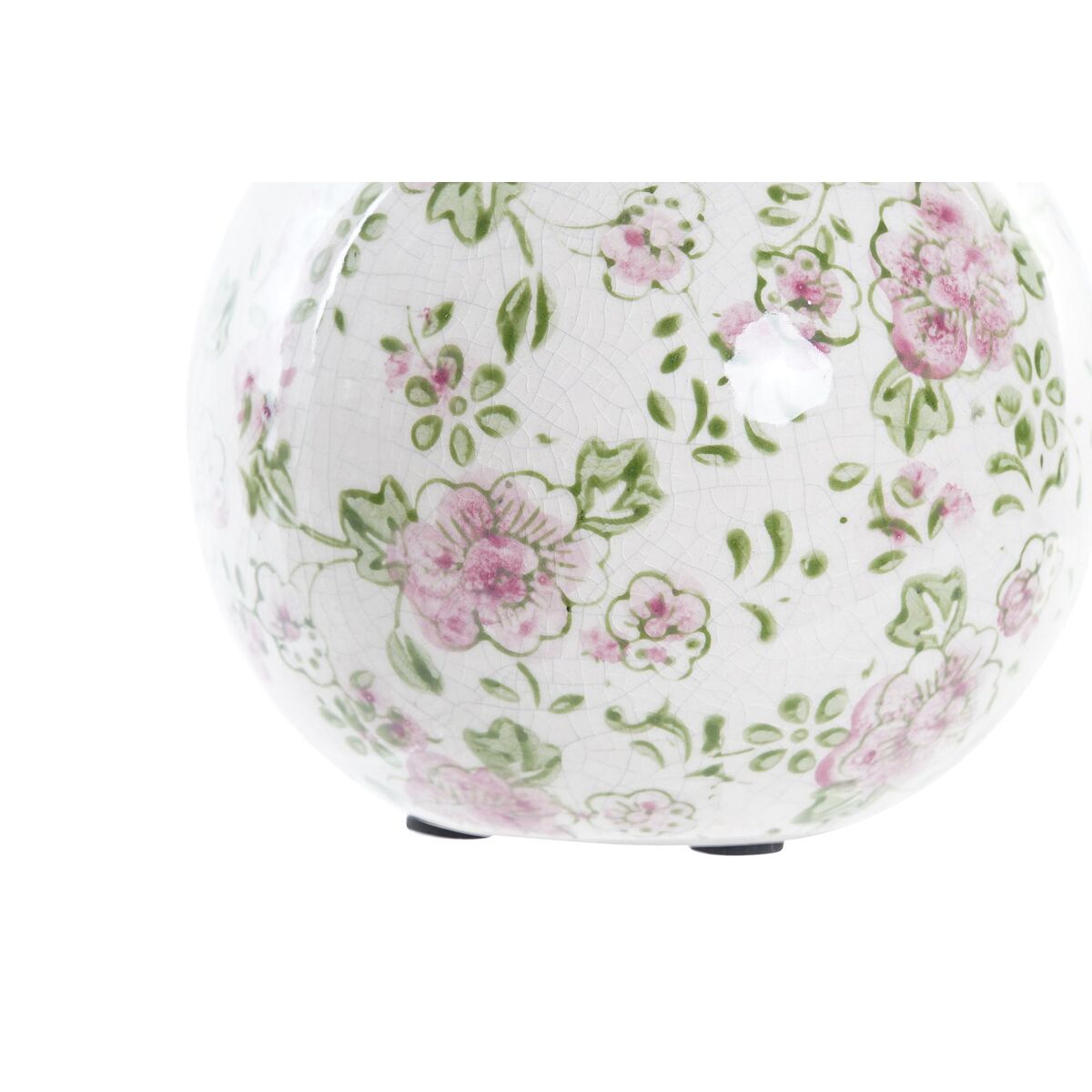 Dekorationsboll DKD Home Decor Virágok Stengods (12 x 12 x 12 cm) - 3