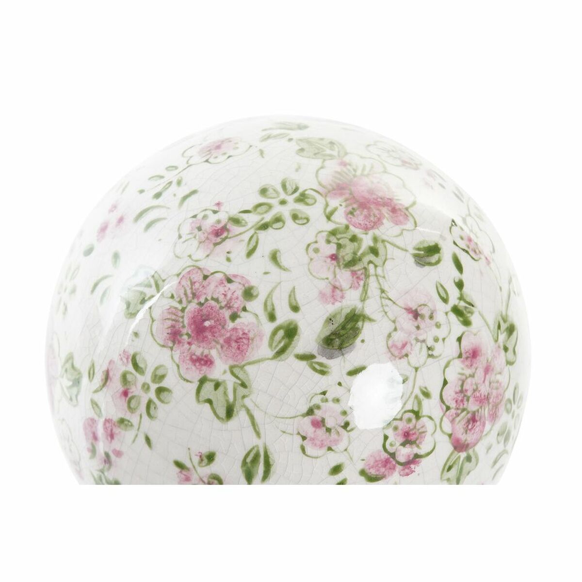 Dekorationsboll DKD Home Decor Virágok Stengods (12 x 12 x 12 cm) - 2