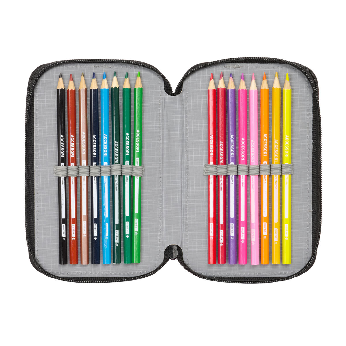 Pennfodral med tillbehör Monster High Drama Multicolour 12,5 x 19,5 x 5,5 cm 37 Delar - 2