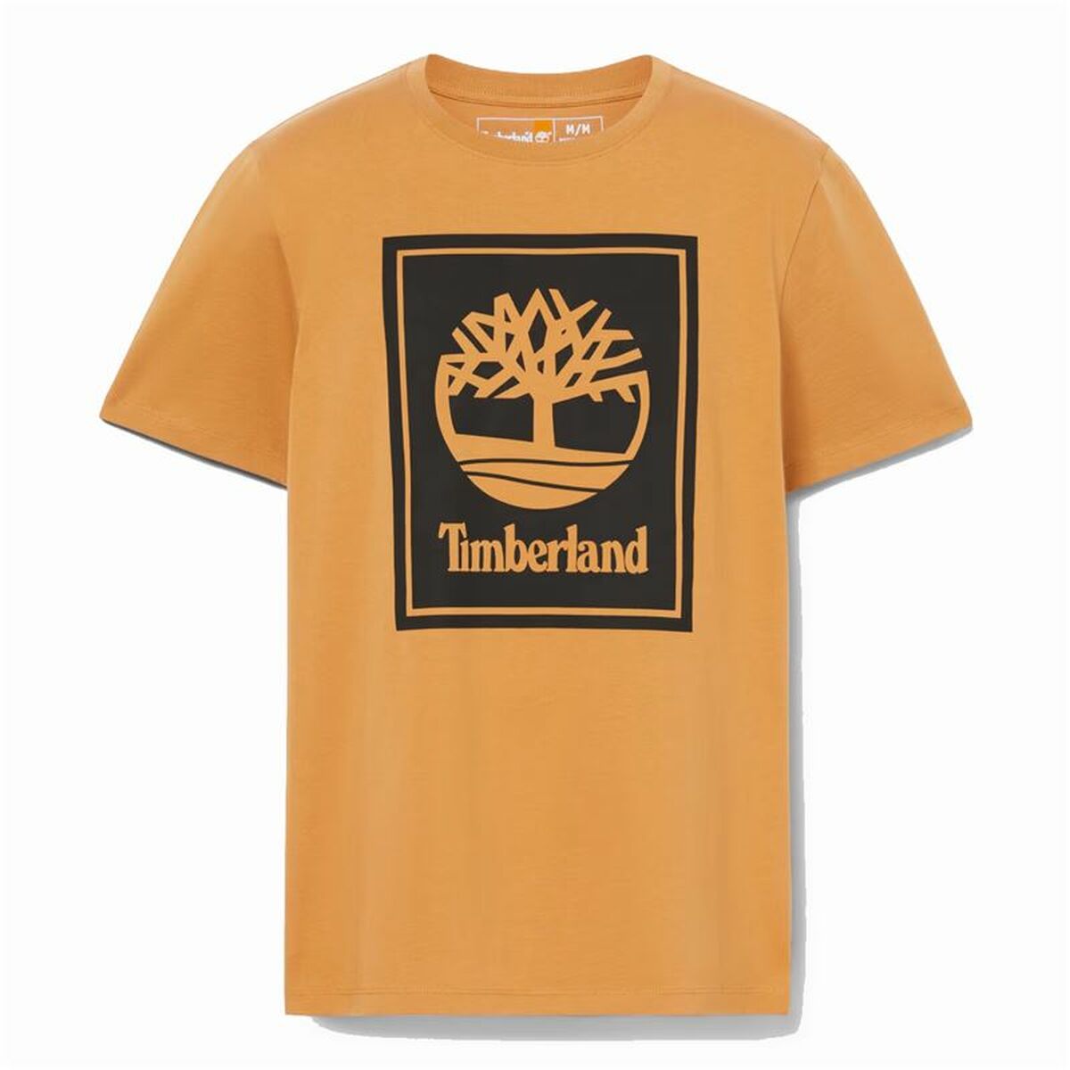 T-shirt med kortärm Herr Timberland Stack Logo