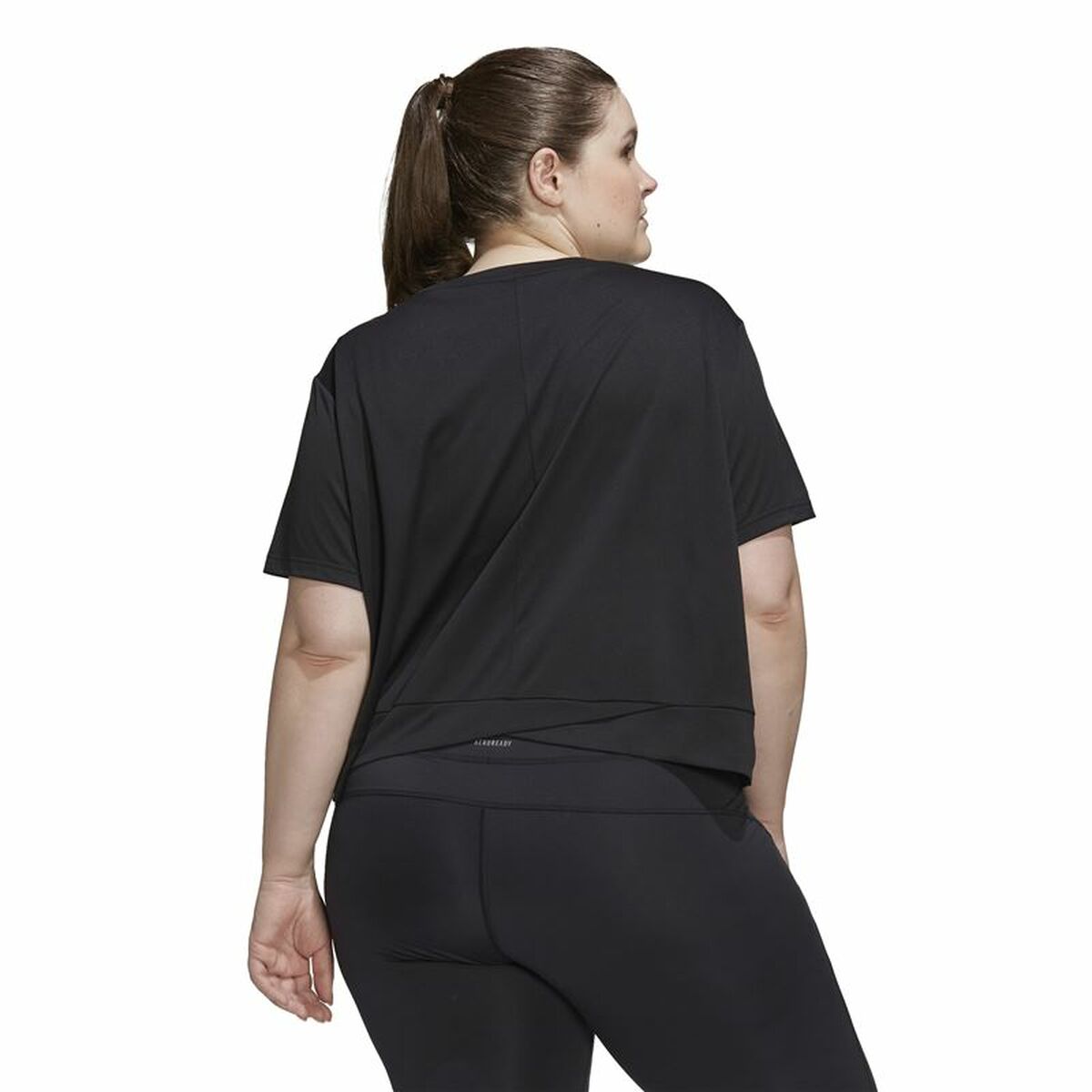 T-shirt med kortärm Dam Adidas AeroReady Studio Loose - 8