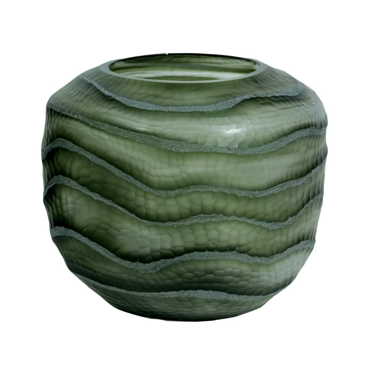 Vas Home ESPRIT Grön Glas Modern 20 x 20 x 18 cm