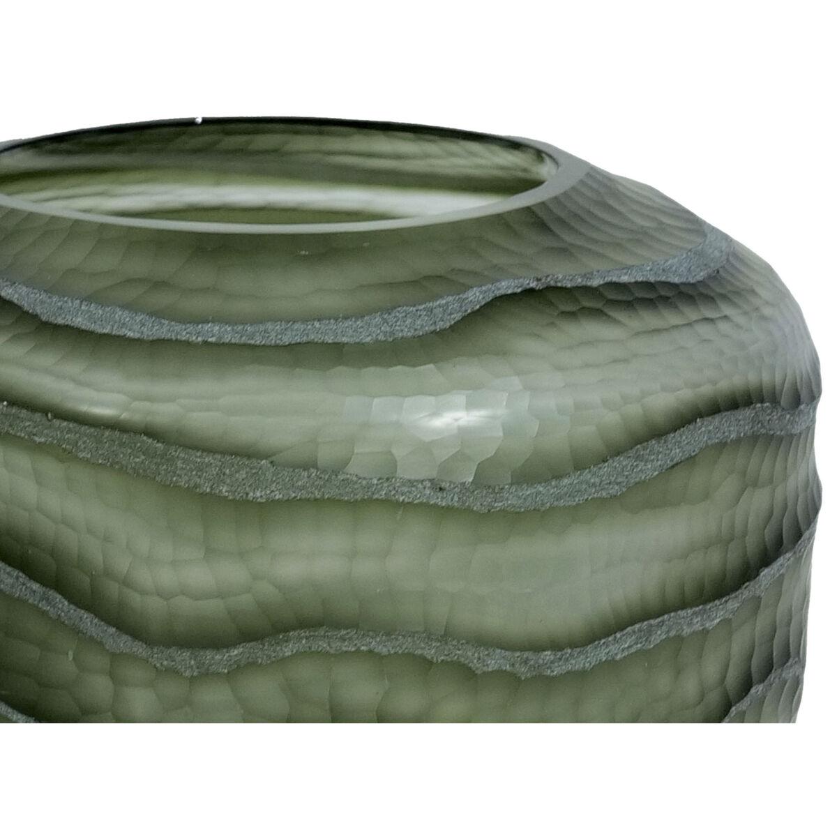 Vas Home ESPRIT Grön Glas Modern 20 x 20 x 18 cm - 2