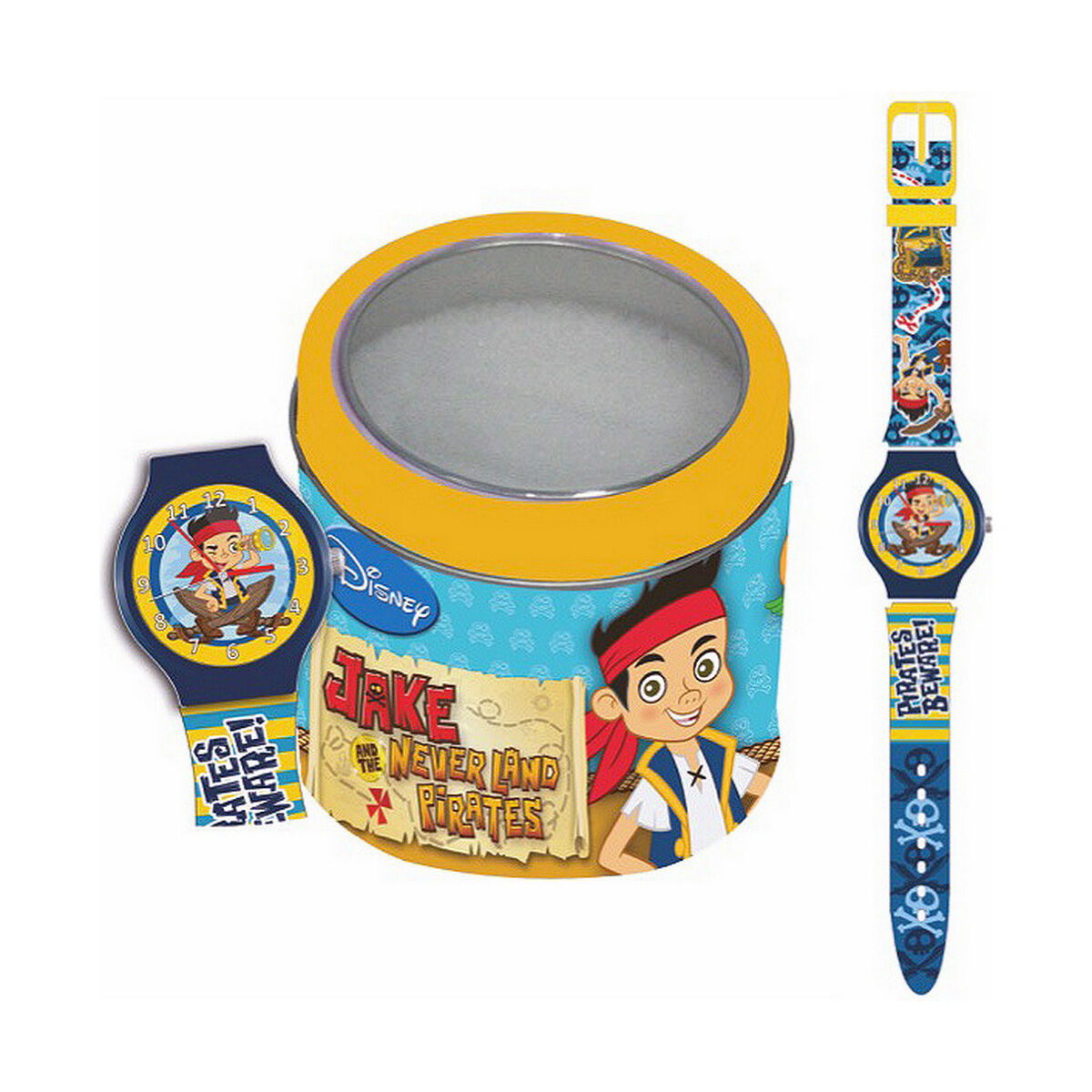Barnklocka Jake the Pirate JAKE THE PIRATE - TIN BOX (Ø 33 mm) - 5