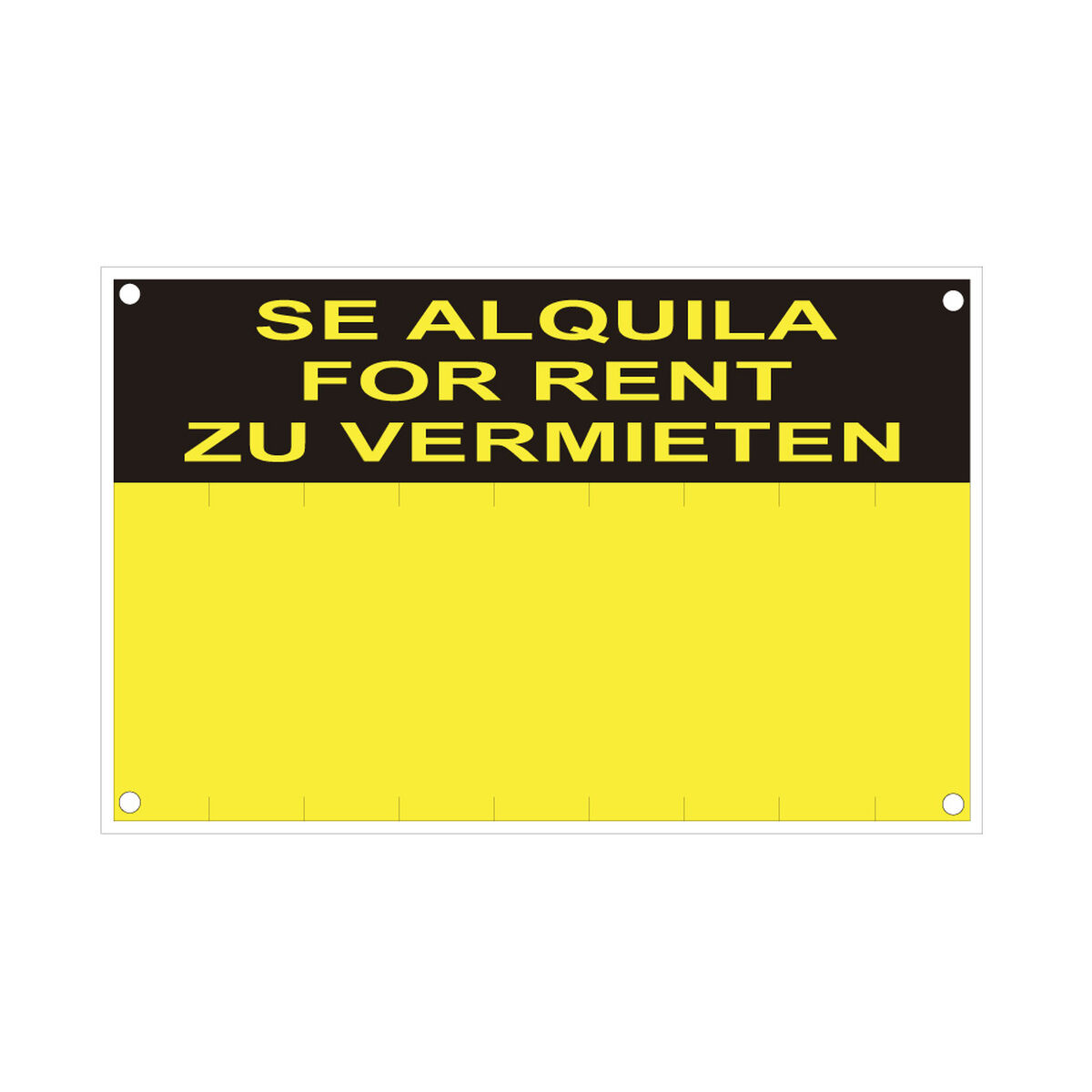 Skylt Normaluz Se vende/for sale/zu verkaufen PVC 45 x 70 cm