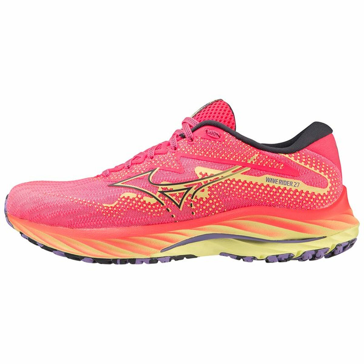 Löparskor, Vuxna Mizuno Wave Rider 27 Rosa - 3