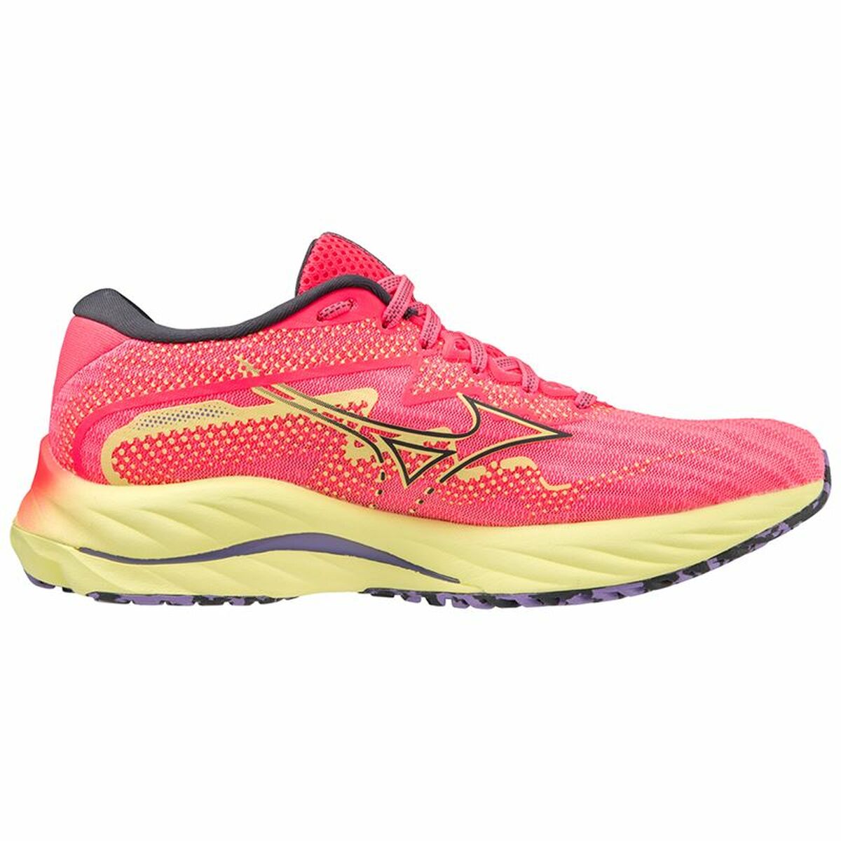 Löparskor, Vuxna Mizuno Wave Rider 27 Rosa - 2