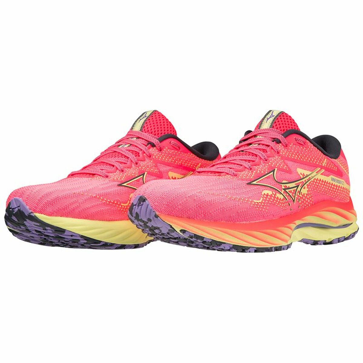 Löparskor, Vuxna Mizuno Wave Rider 27 Rosa - 6