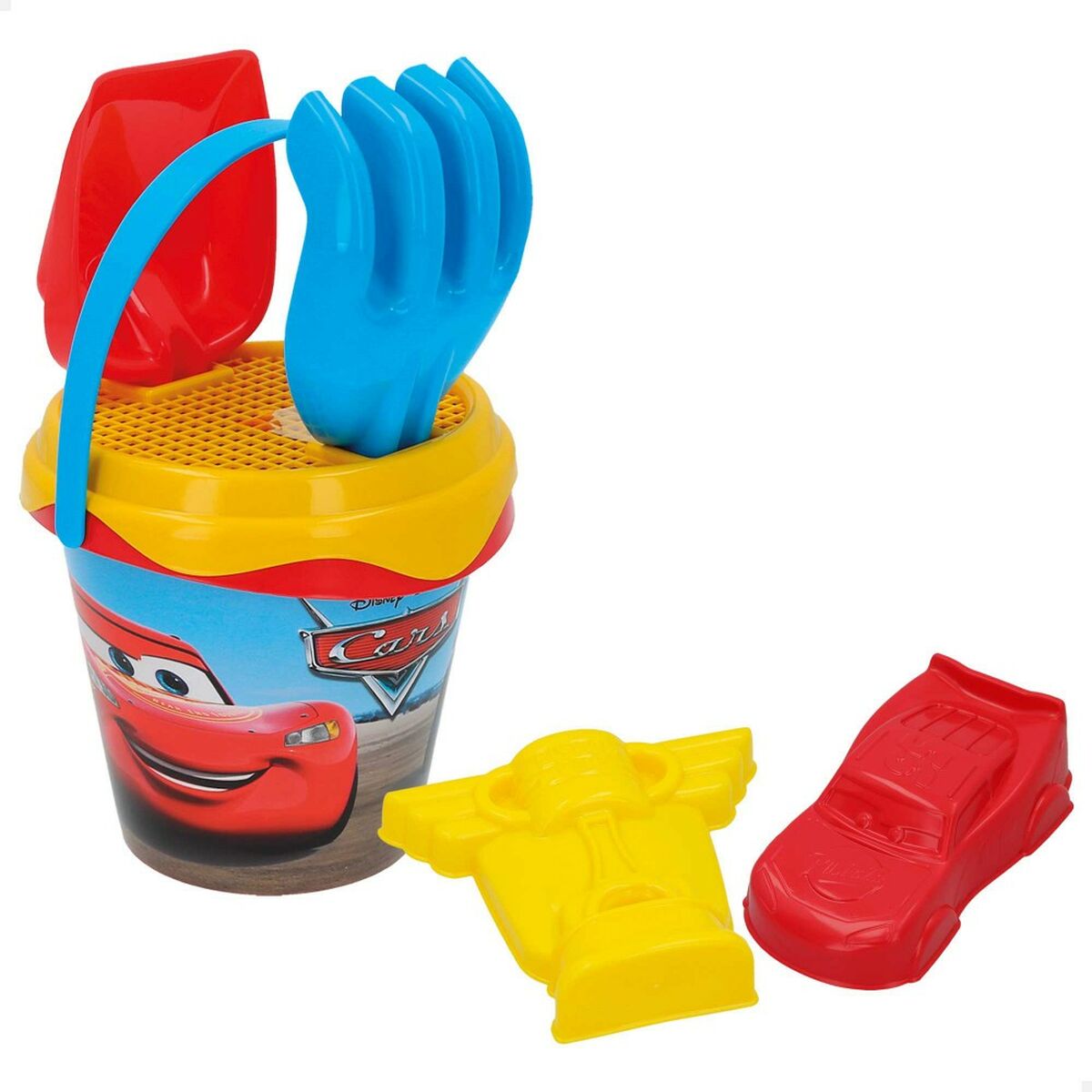 Strandleksaker set Cars Ø 14 cm (24 antal) - 4