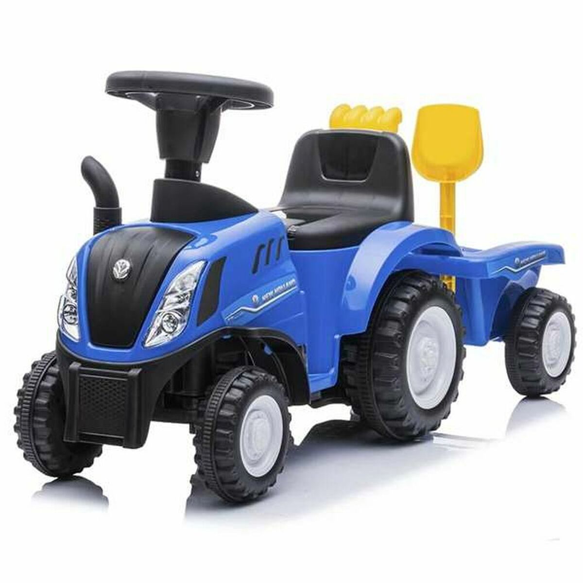 Pedaltraktor New Holland Ride ON Blå 91 x 44 x 29 cm