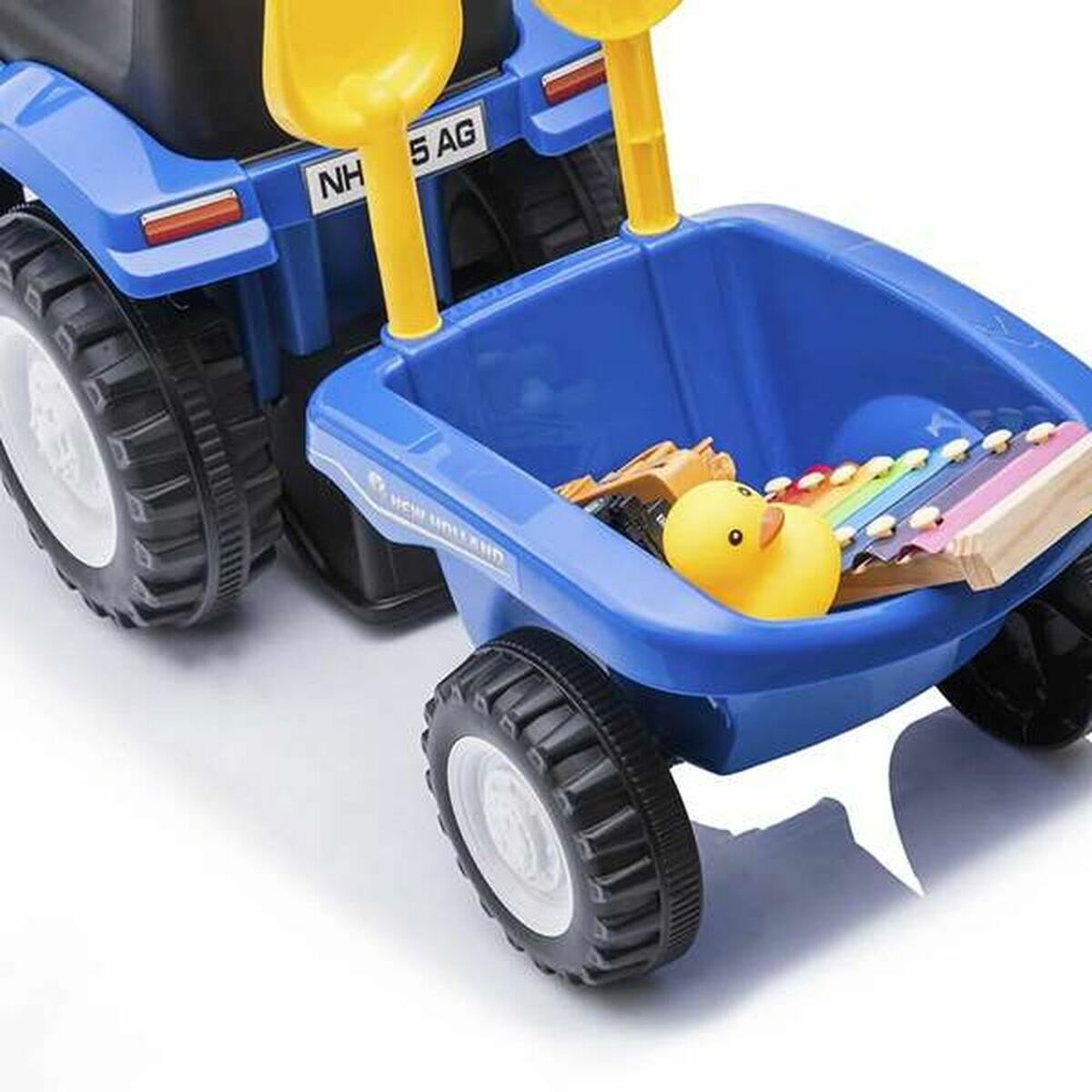 Pedaltraktor New Holland Ride ON Blå 91 x 44 x 29 cm - 3