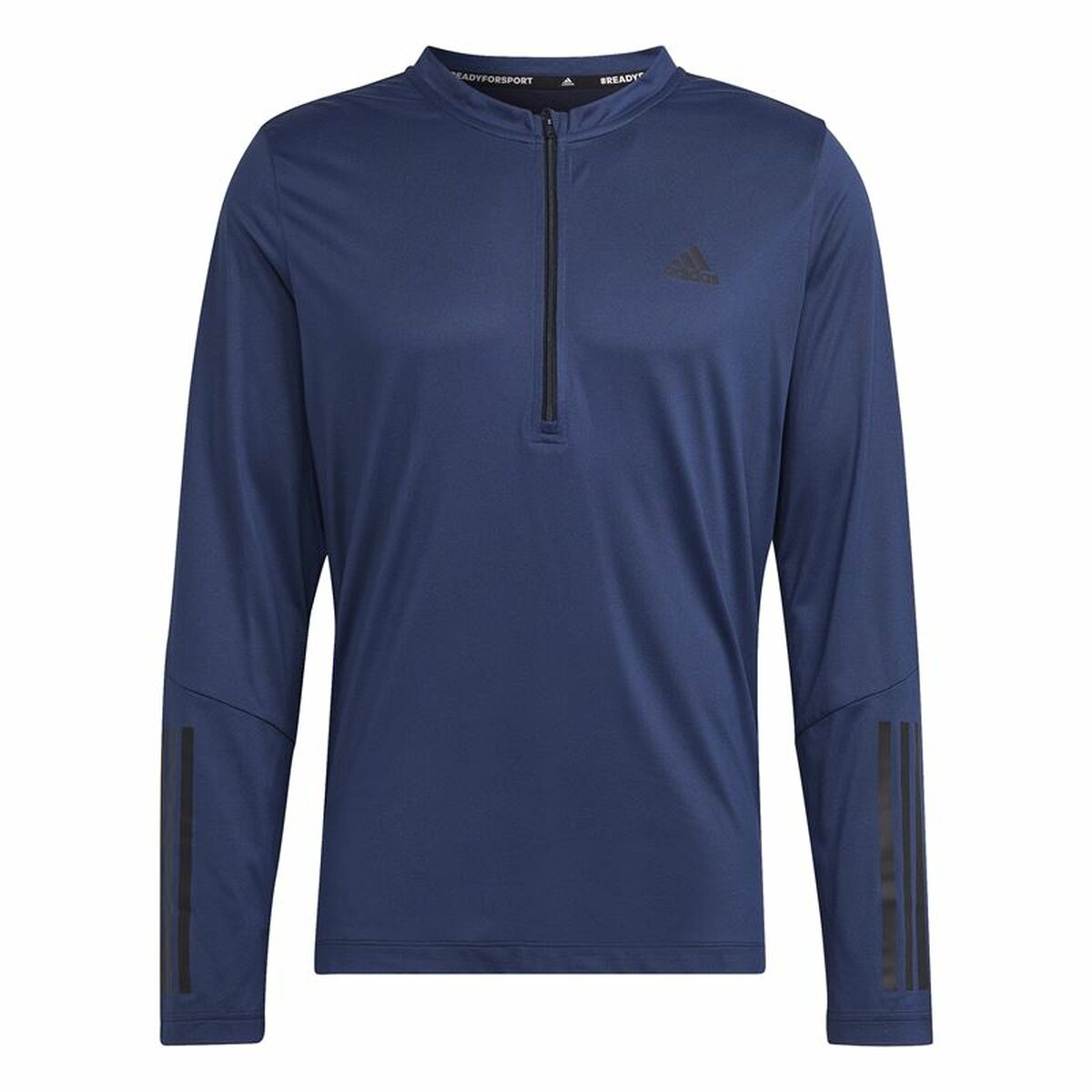 T-shirt med lång ärm Herr Adidas Training 1/4-Zip Mörkblå - 3