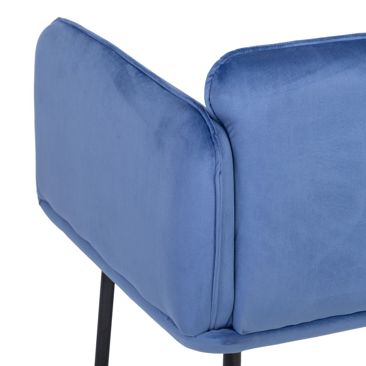 Fåtölj Syntetmaterial Blå Metall - 4