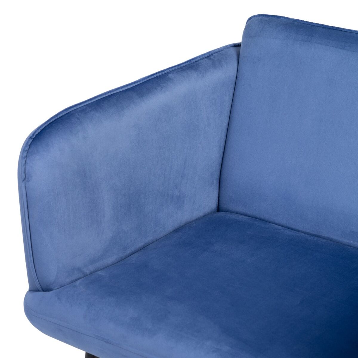 Fåtölj Syntetmaterial Blå Metall - 6