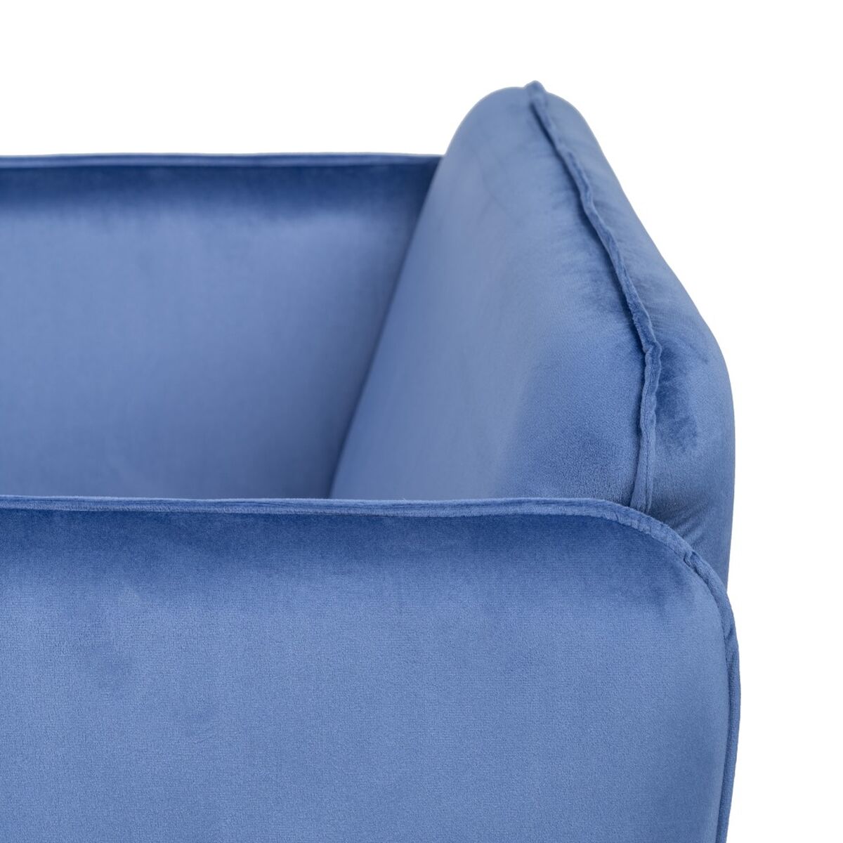 Fåtölj Syntetmaterial Blå Metall - 5
