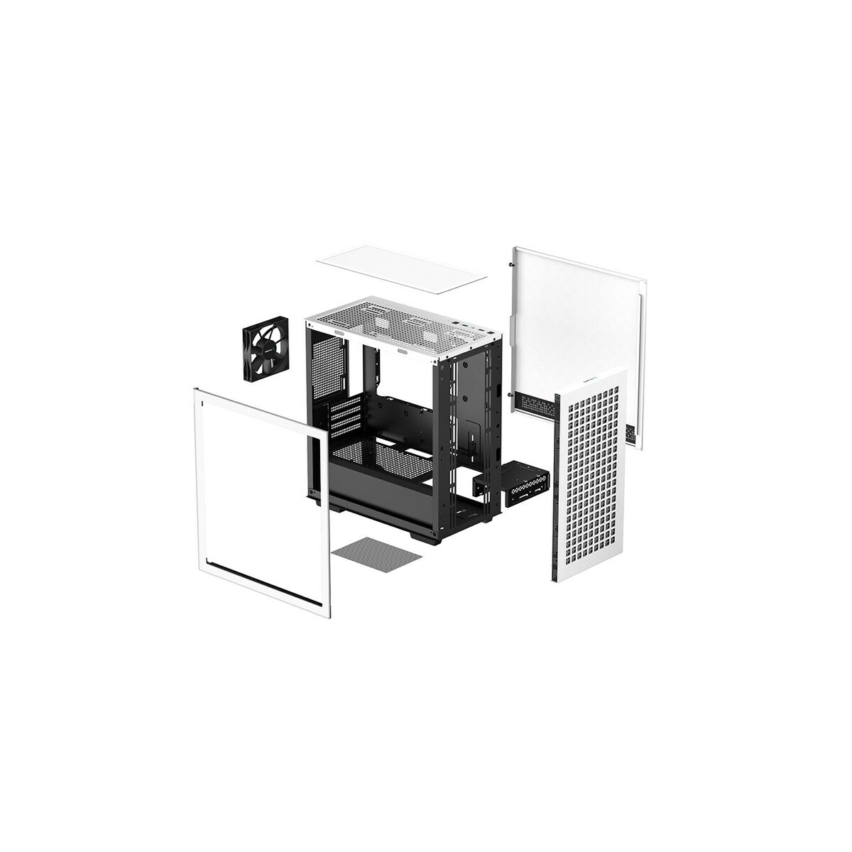 ATX Semitorn DEEPCOOL Vit Svart - 7