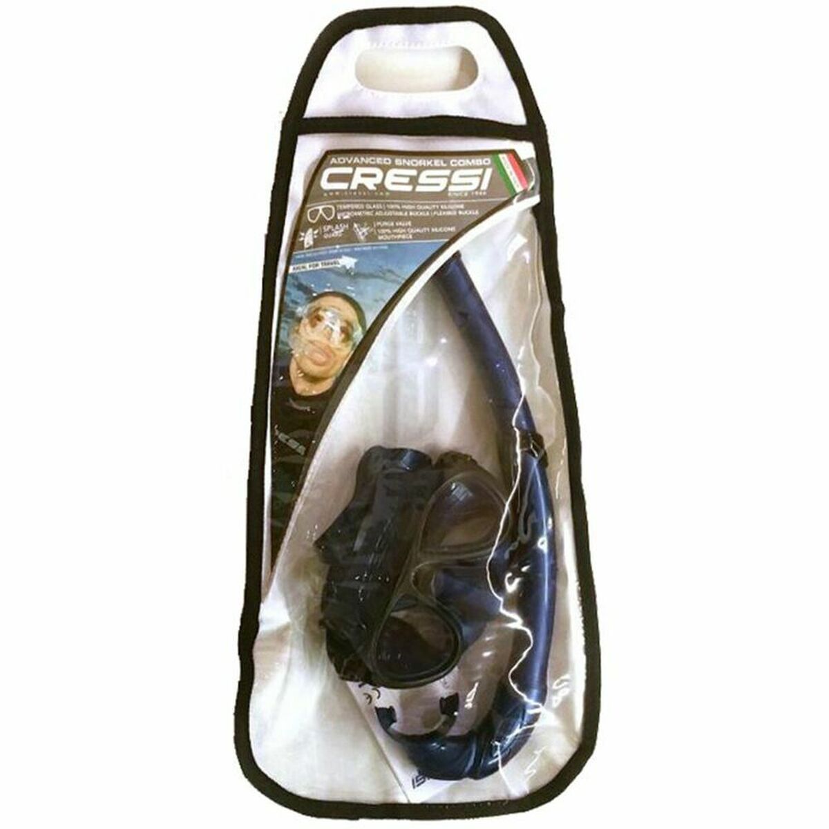 Snorkel och cyklop Calibro Cressi-Sub DS435050 - 2