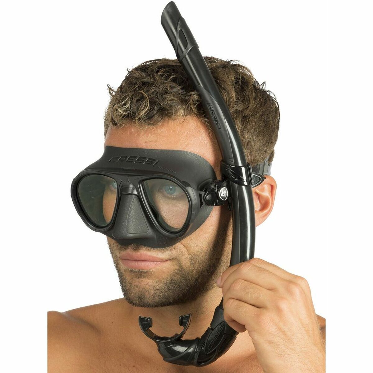 Snorkel och cyklop Calibro Cressi-Sub DS435050 - 4