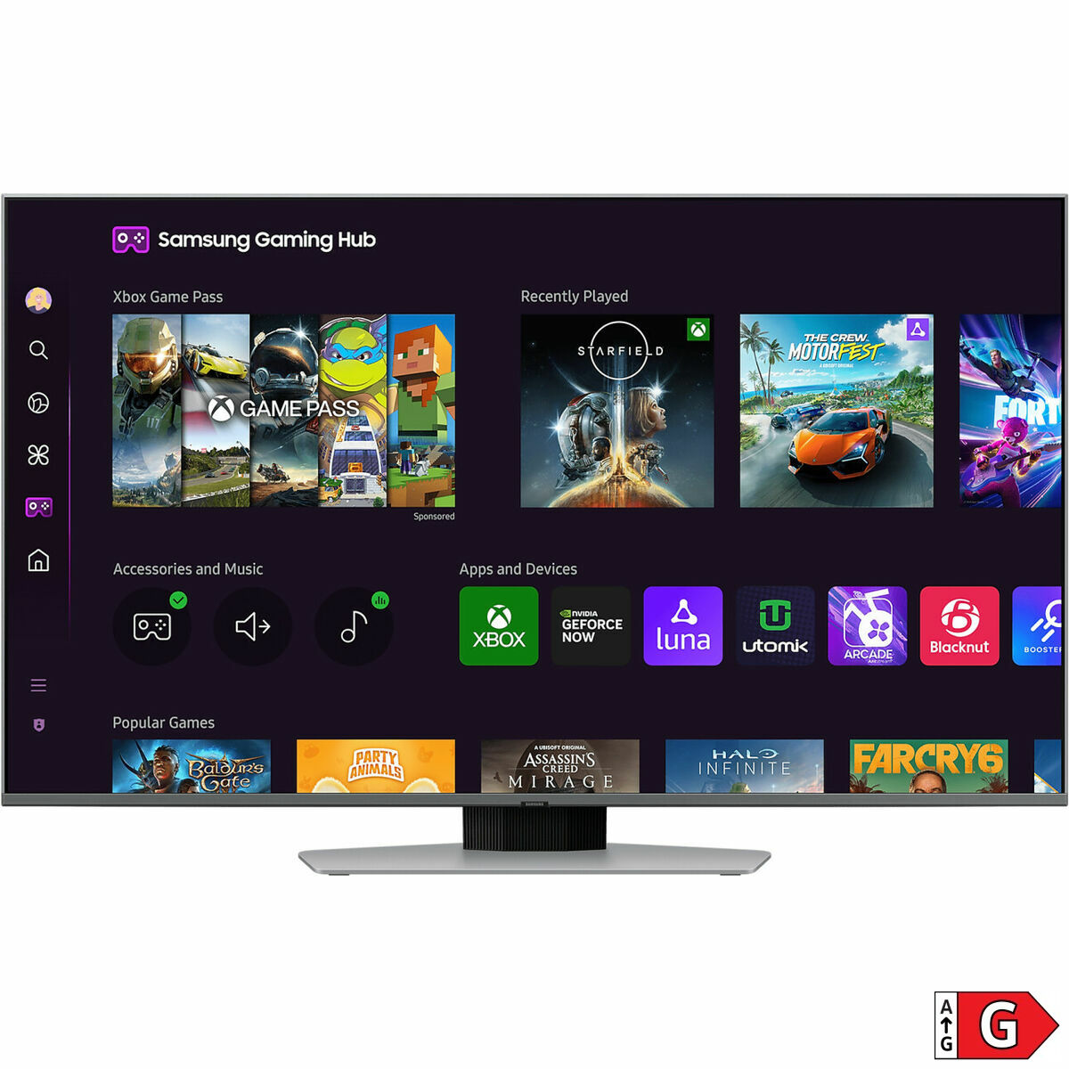 Smart TV Samsung TQ50Q80D 4K Ultra HD QLED AMD FreeSync 50" - 2