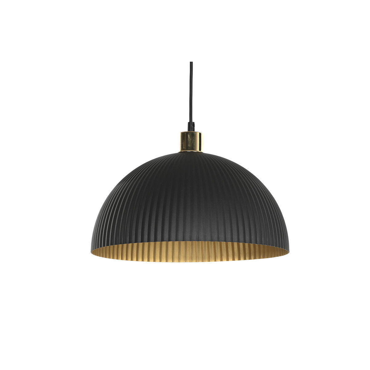 Taklampa Home ESPRIT Svart Gyllene Metall 50 W 35 x 35 x 18 cm - 2