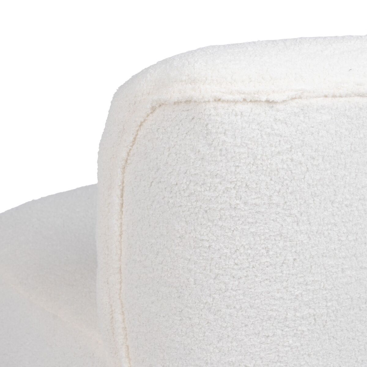 Fåtölj 62 x 75 x 74 cm Syntetmaterial Metall Vit - 4