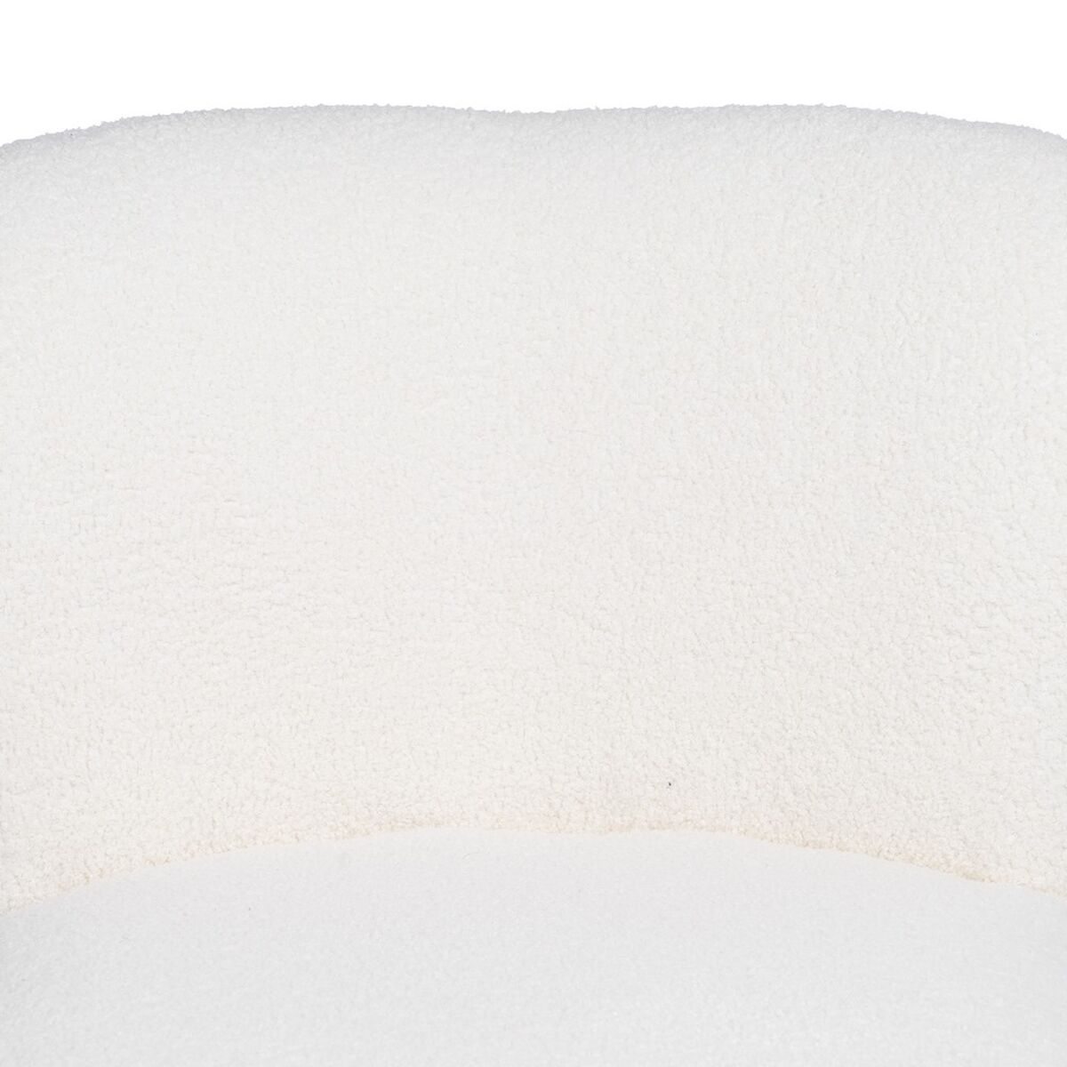 Fåtölj 62 x 75 x 74 cm Syntetmaterial Metall Vit - 13