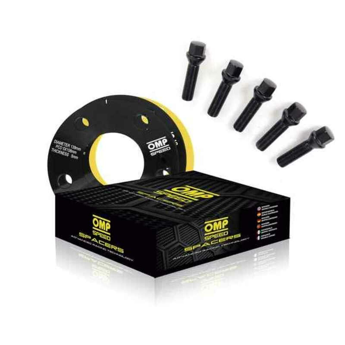 Separatorsats OMP 4x100 56,6 M12 x 1,5 5 mm - 5