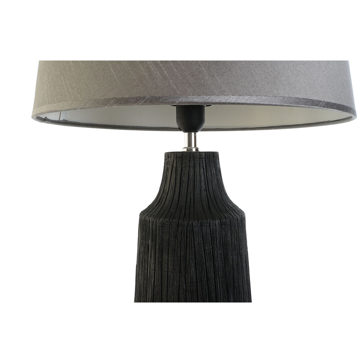 Bordslampa Home ESPRIT Svart Grå Harts 50 W 220 V 40 x 40 x 70 cm (2 antal) - 4