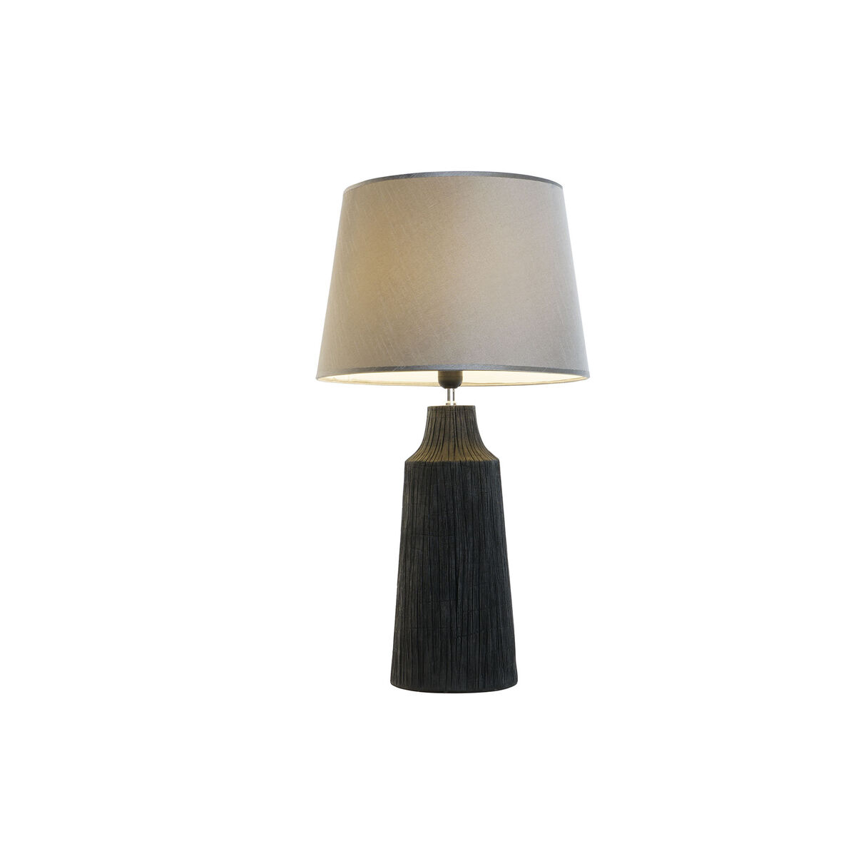Bordslampa Home ESPRIT Svart Grå Harts 50 W 220 V 40 x 40 x 70 cm (2 antal) - 2