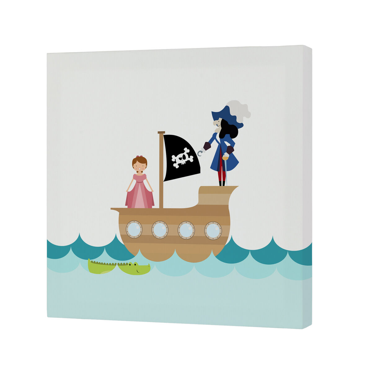 Kanvas HappyFriday Mr Box Flying boy  Multicolour 27 x 27 cm - 3