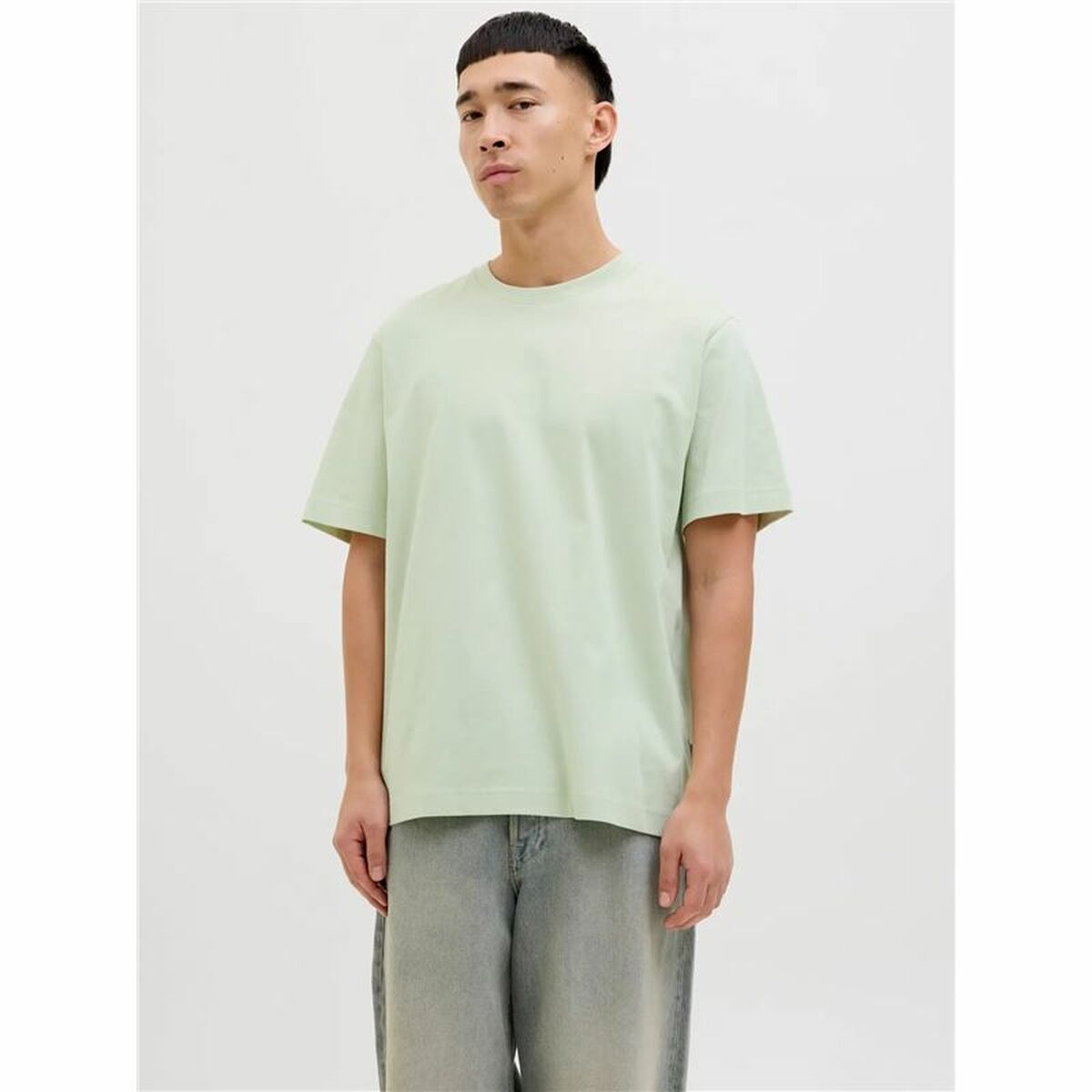 T-shirt med kortärm Herr Jack & Jones Jorvarenna Painted Blå - 3