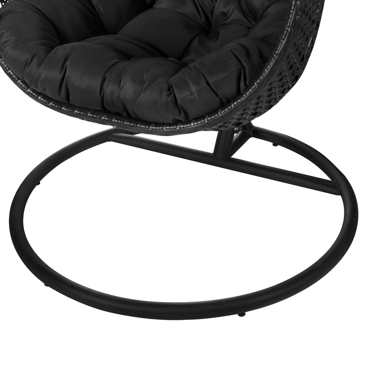 Gungstol Dido 190 x 95 x 95 cm Svart Rattan - 2