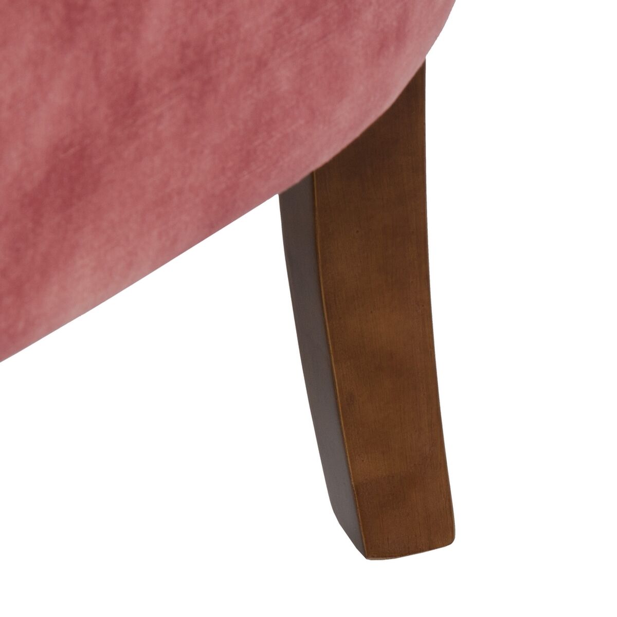 Fåtölj 77 x 64 x 88 cm Syntetmaterial Trä Mörkröd - 2
