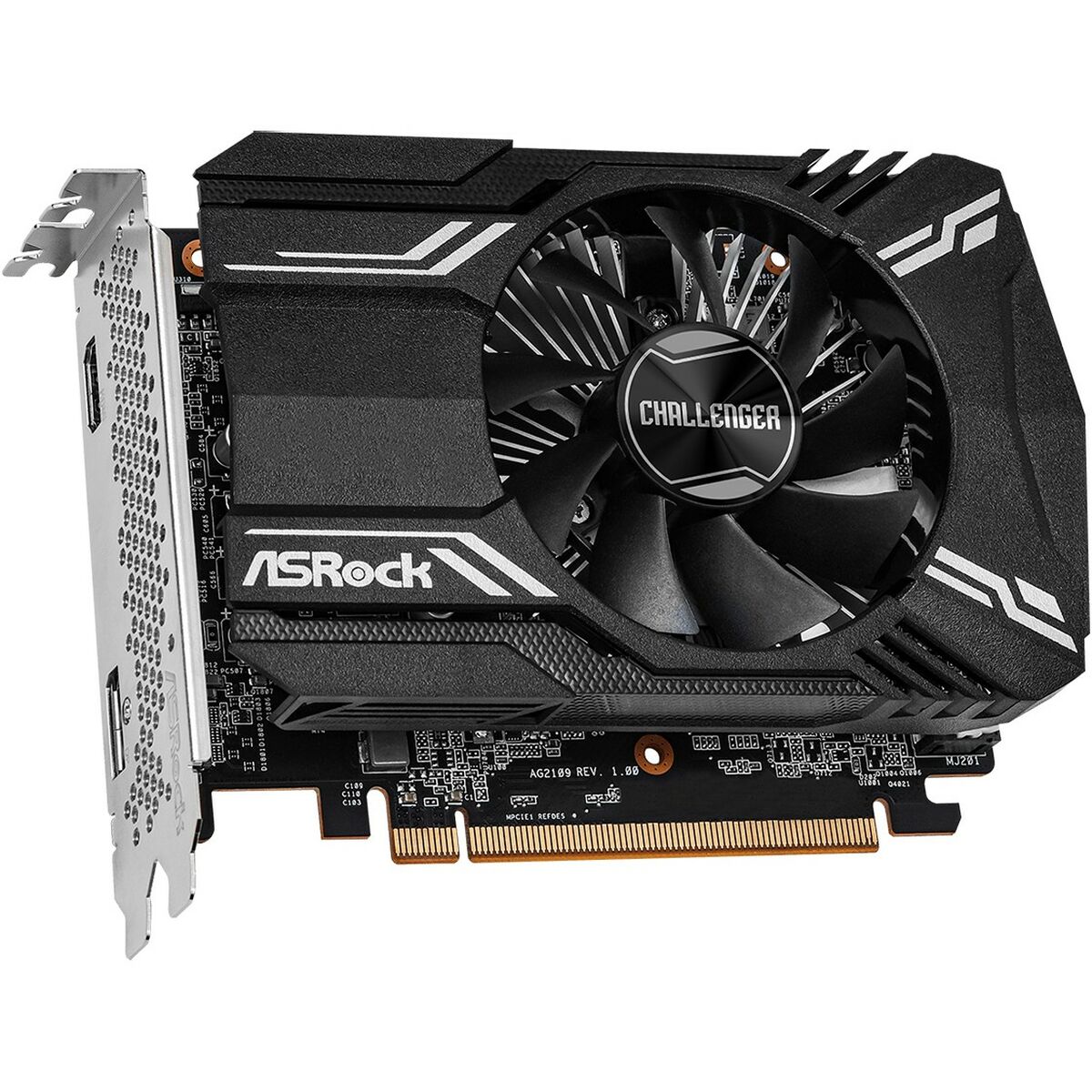 Grafikkort ASRock RX6400 CLI 4G AMD Radeon RX 6400 GDDR6 4 GB - 3