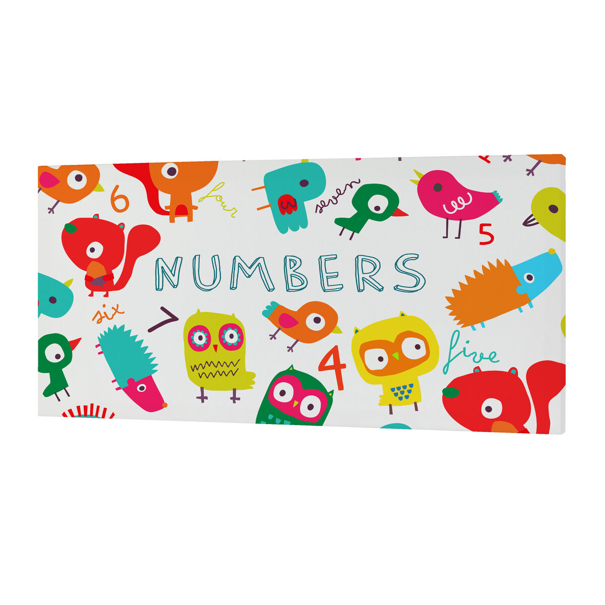 Kanvas HappyFriday Baleno teen Forest friends Multicolour 27 x 54 cm - 3