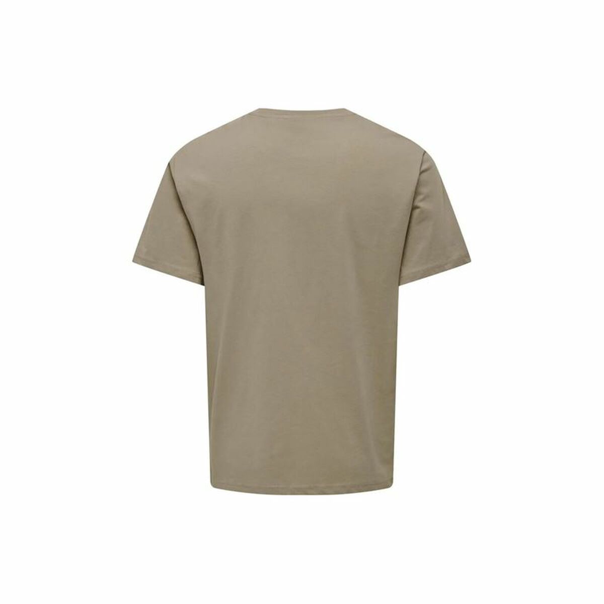 T-shirt med kortärm Herr Only & Sons Onslevi Life Reg Text Desert Ljusbrun - 2