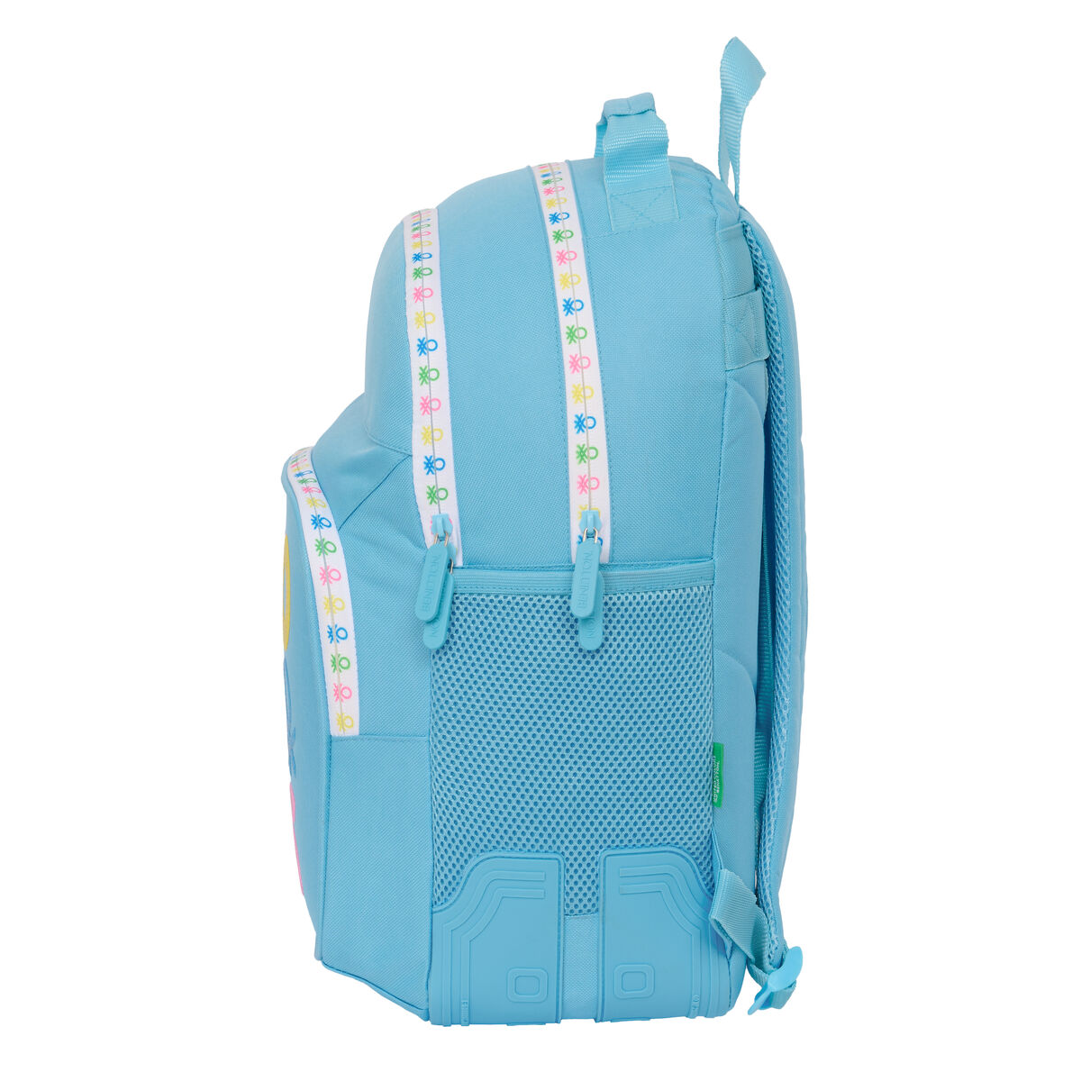 Skolryggsäck Benetton Spring Celeste 32 x 42 x 15 cm - 2