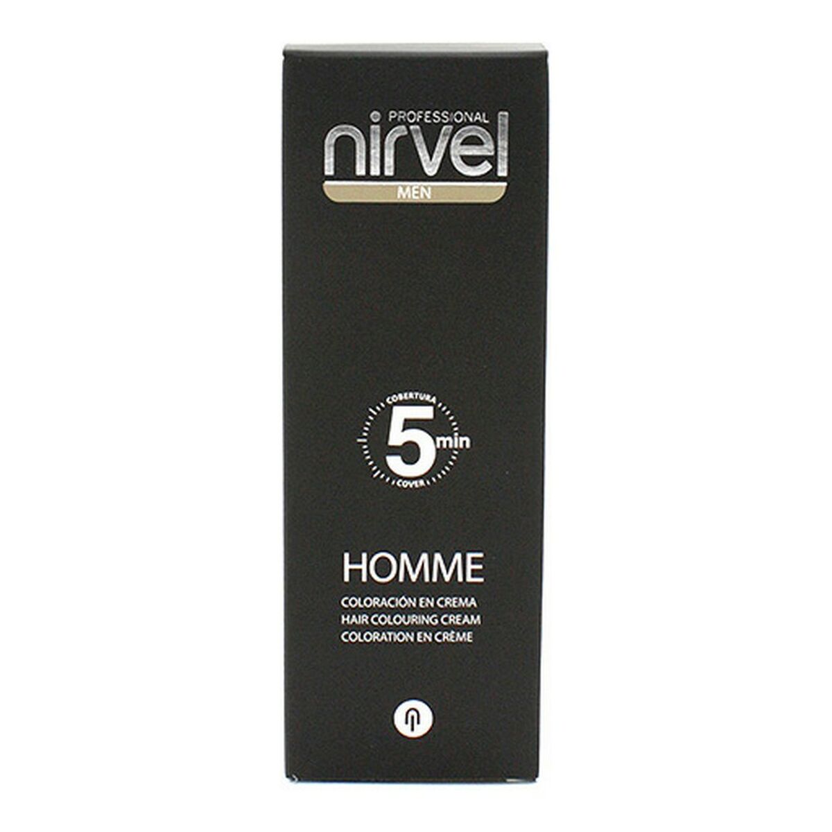 Färg utan ammoniak Men 5 Minutes Nirvel Men 5 Mörkgrå (30 ml) - 3