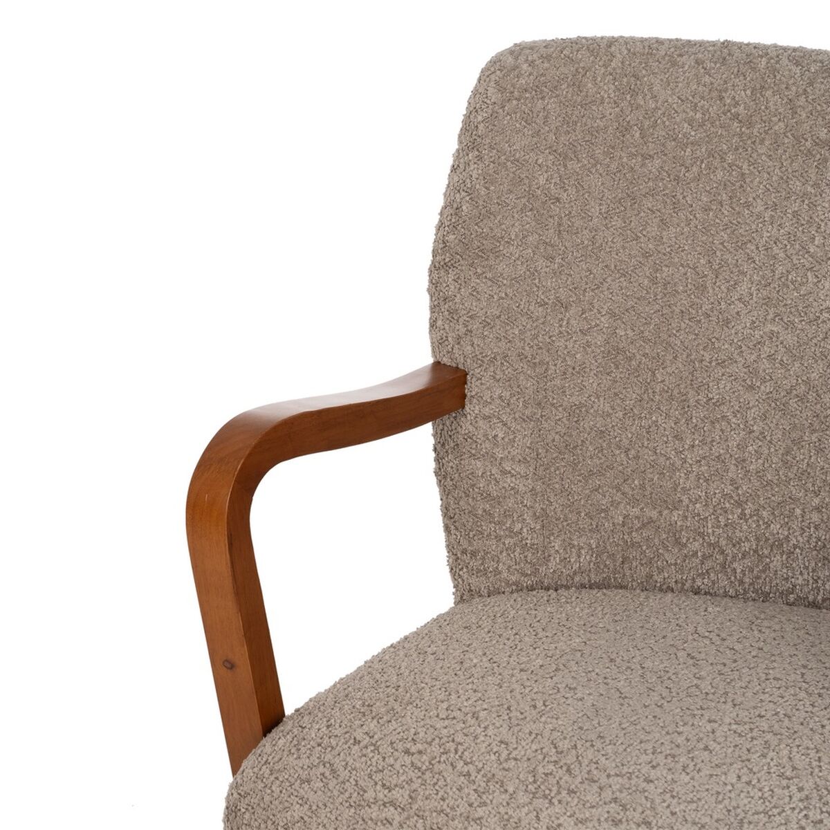 Fåtölj Beige-brun (taupe) 56 x 56 x 78 cm - 6