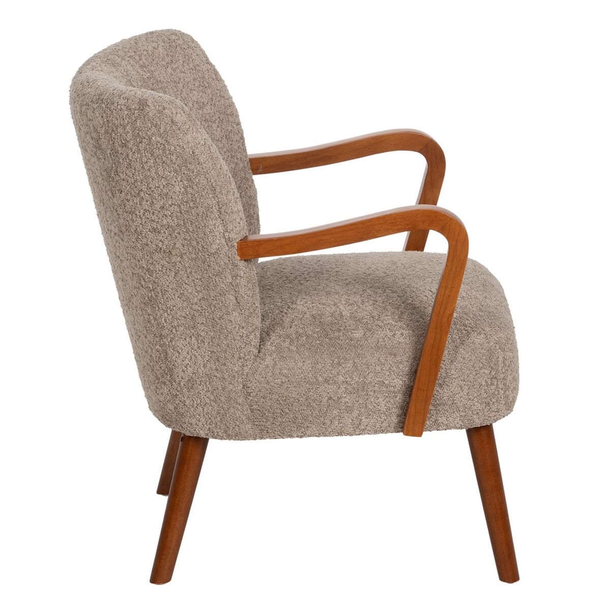 Fåtölj Beige-brun (taupe) 56 x 56 x 78 cm - 3