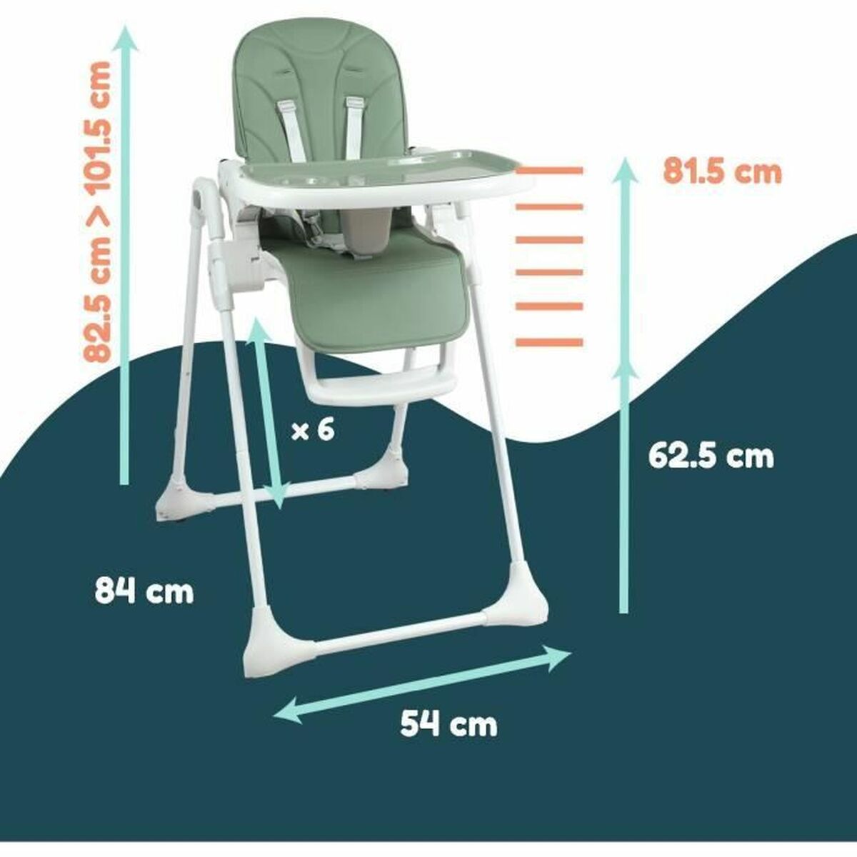 Child's Chair Looping Grön - 4