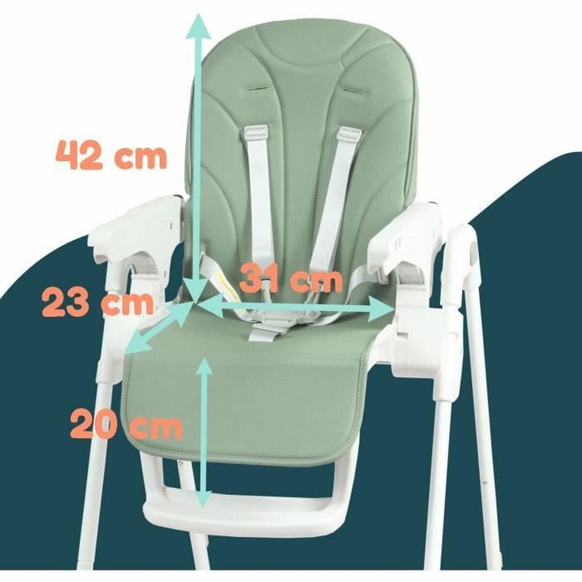 Child's Chair Looping Grön - 6
