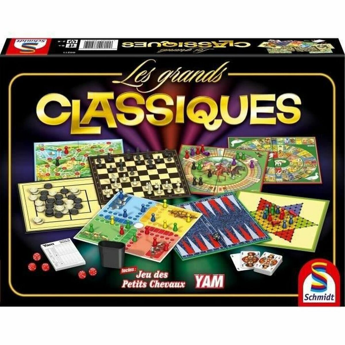Flerspelsbord Schmidt Spiele Les grands Classiques FR