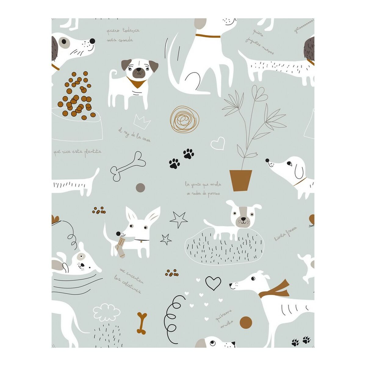 Överlakan Panzup Dog 3 260 x 270 cm - 17