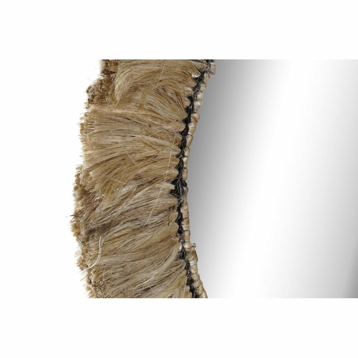 Väggspegel DKD Home Decor Glas Naturell Jute (52 x 3 x 52 cm) - 5