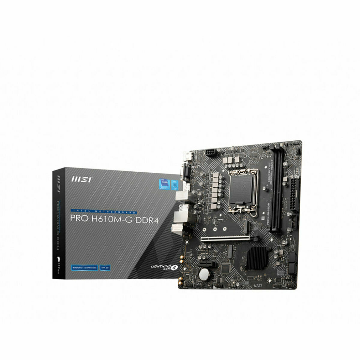 Moderkort MSI PRO H610M-G DDR4 INTEL H610 LGA 1700