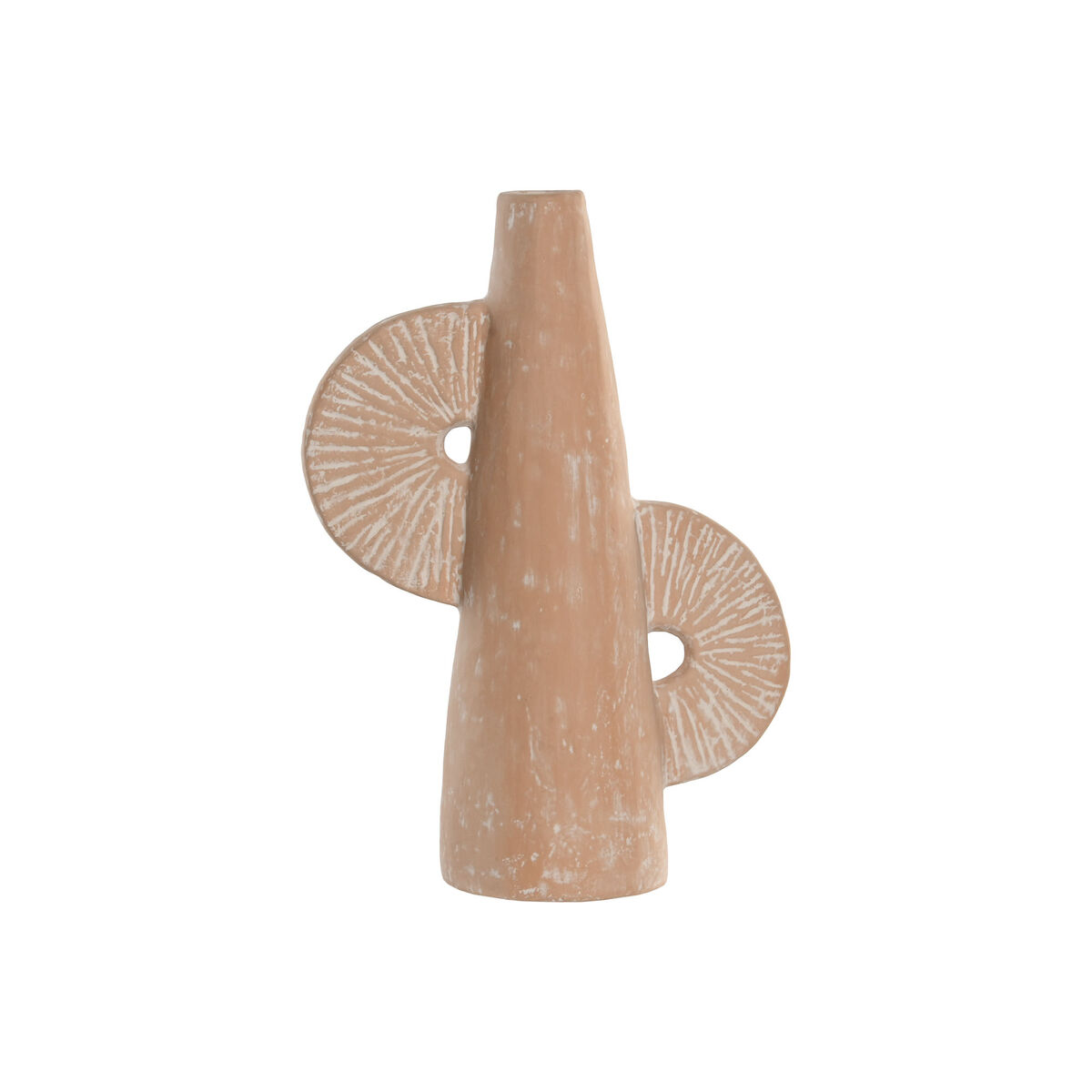 Vas Home ESPRIT Ljusbrun Terrakota n Naturell 24 x 12 x 36 cm